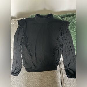 Loft Ruffle Sleeve Sweater size medium